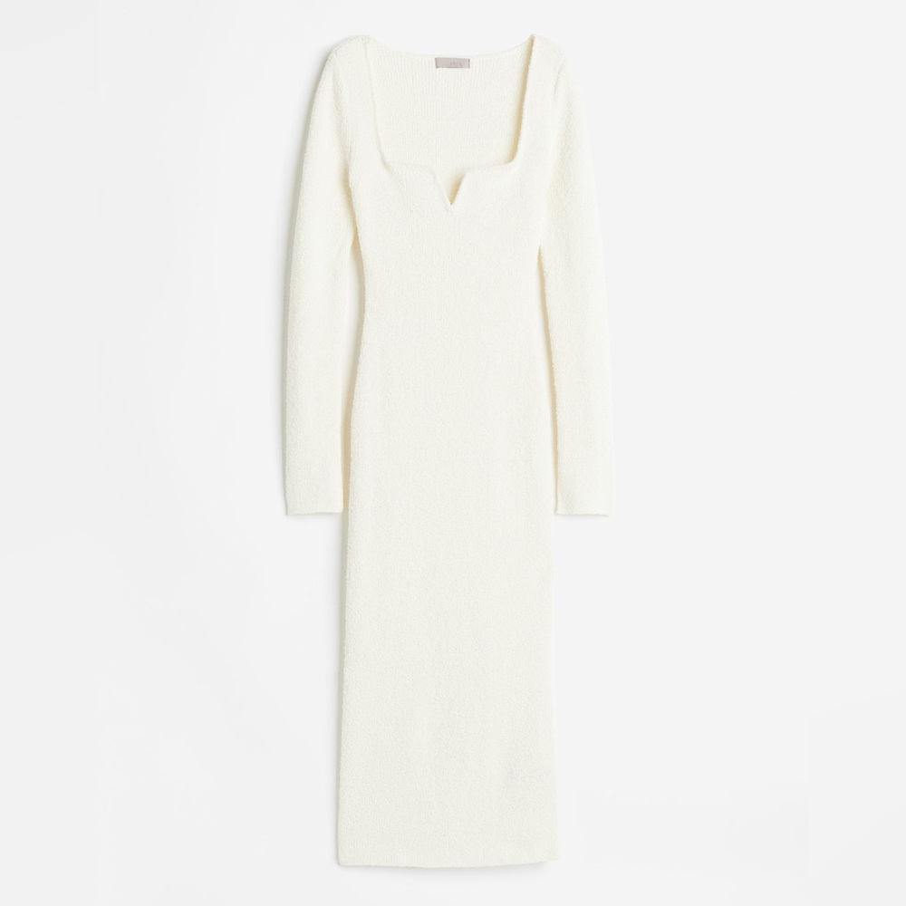 H&M bouclé knit dress